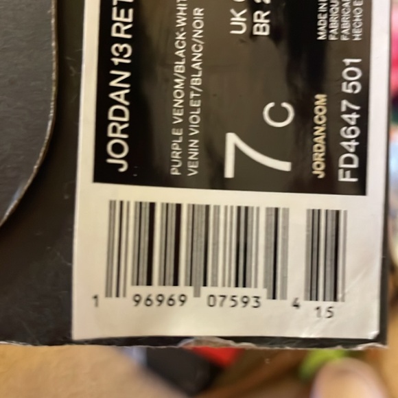 Brand new never worn Jordan 7c retro 13s with box - Picture 3 of 3